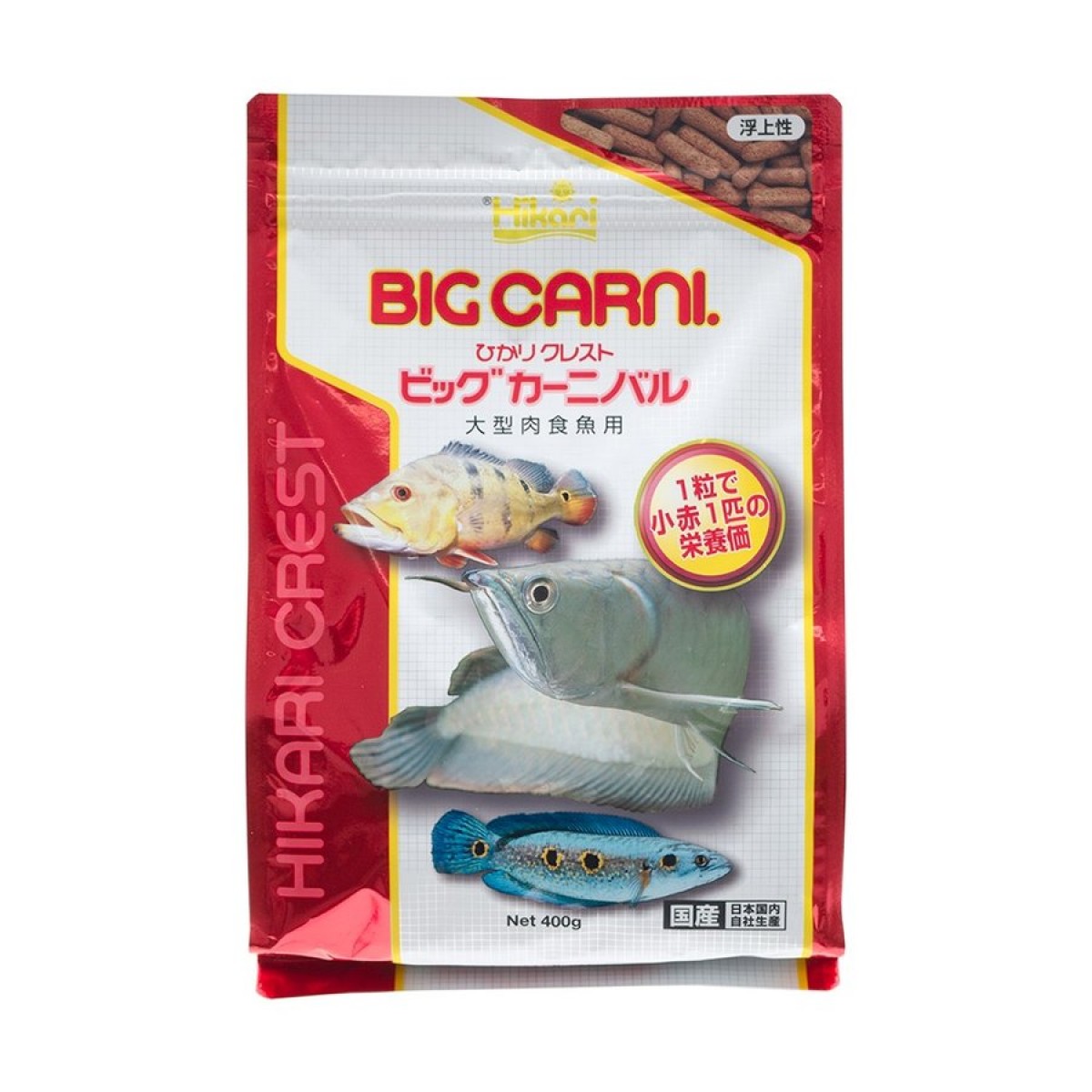 [預購AQUA] Hikari 高夠力 大型肉食魚糧 400g BIG CARNI