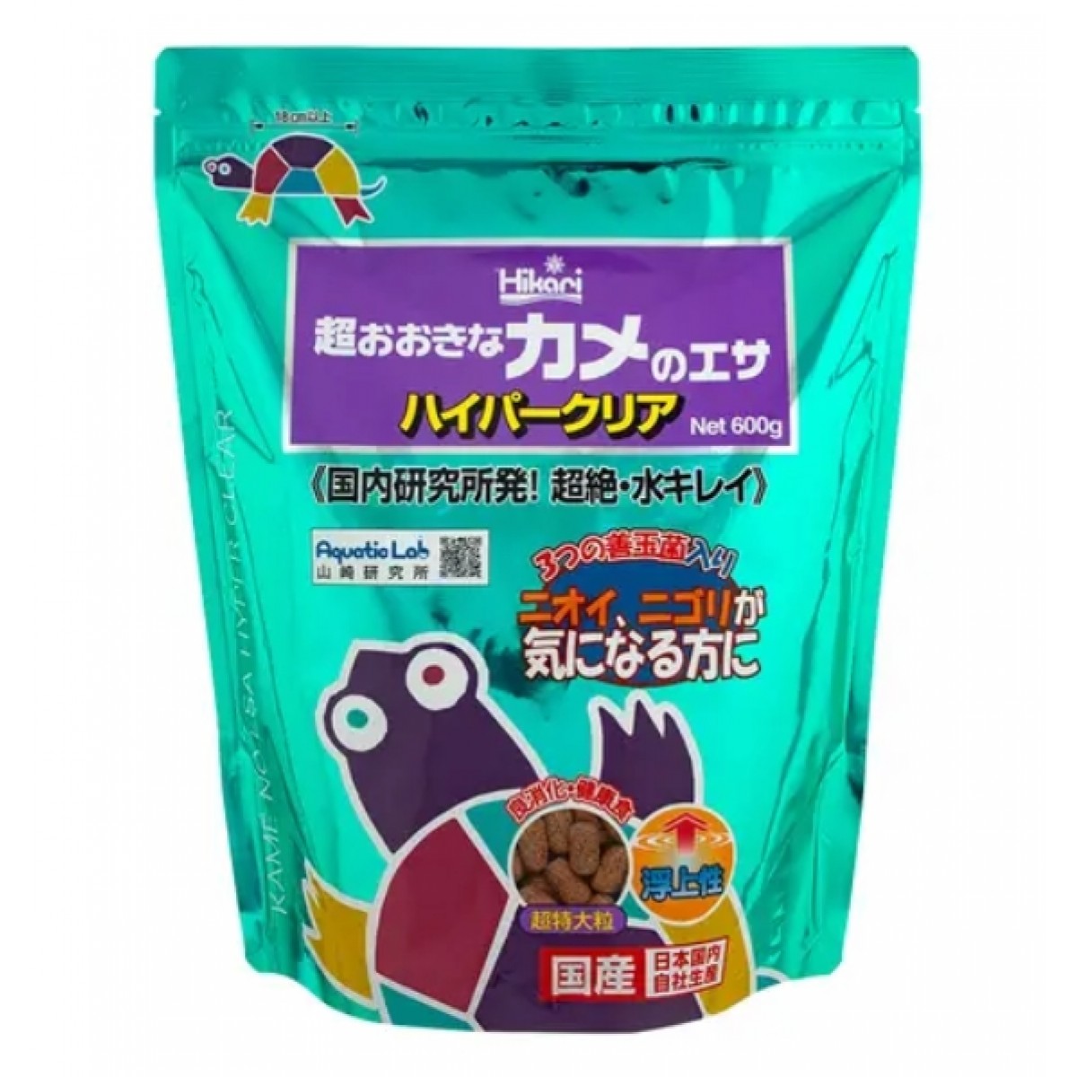 [預購AQUA] Hikari 善玉菌龜糧 600g 超大粒 上浮型