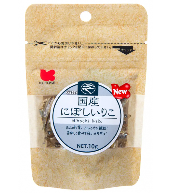 [預購PET] Kurose 黑瀨 國產日本鯷魚乾 10g 小動物零食