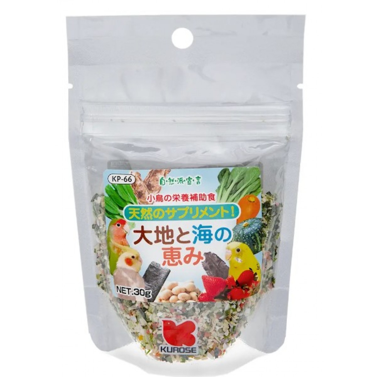 黑瀨 Kurose 雀鳥食品 大地與海之糧 30g