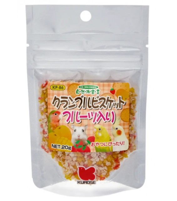 Kurose 黑瀨 草莓芒果餅乾碎 20g 小動物零食 KP-86