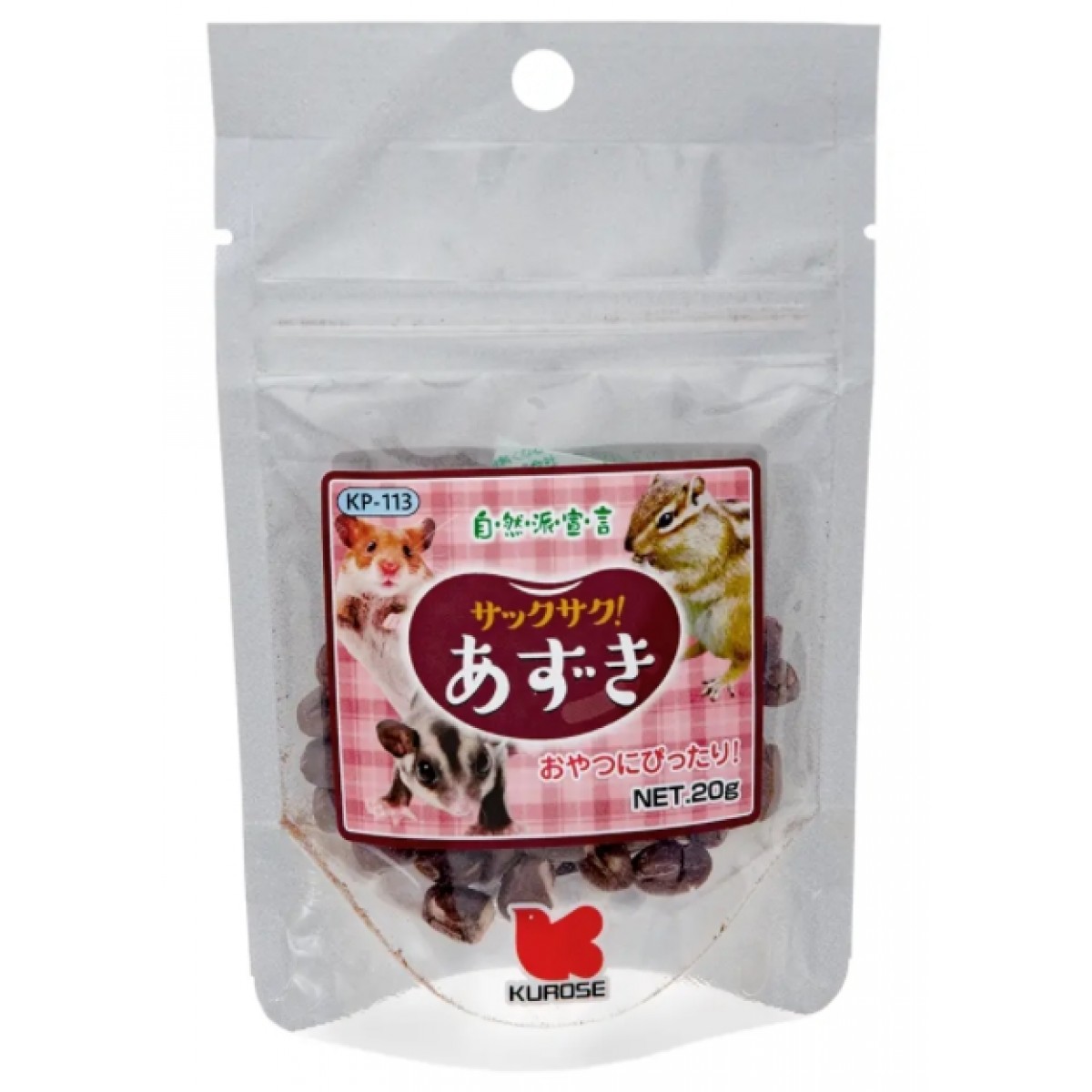 [預購PET] Kurose 黑瀨 紅豆脆粒 20g 小動物零食 KP-113