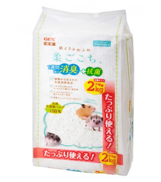 [預購PET] GEX 柔軟除臭抗菌墊材 白色 2kg