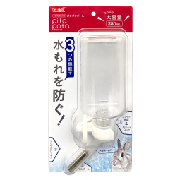 [預購PET] GEX pita pota 兔子大容量飲水器 380ml 3種防漏水設計