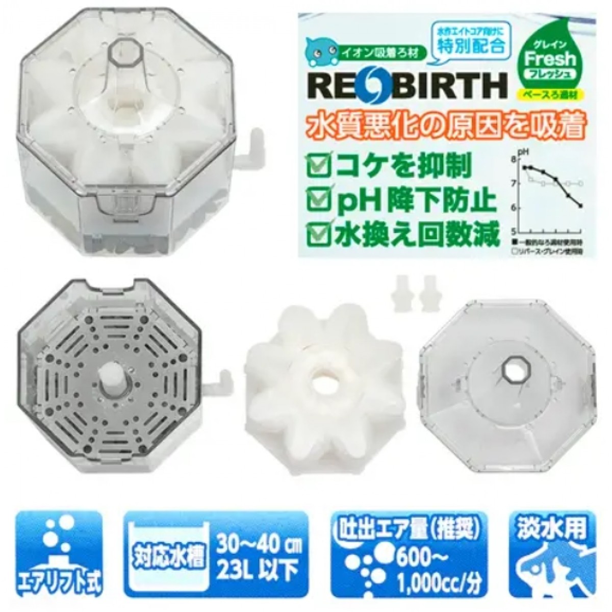 Suisaku 水作 REOBIRTH CORE R-S 六角形過濾器