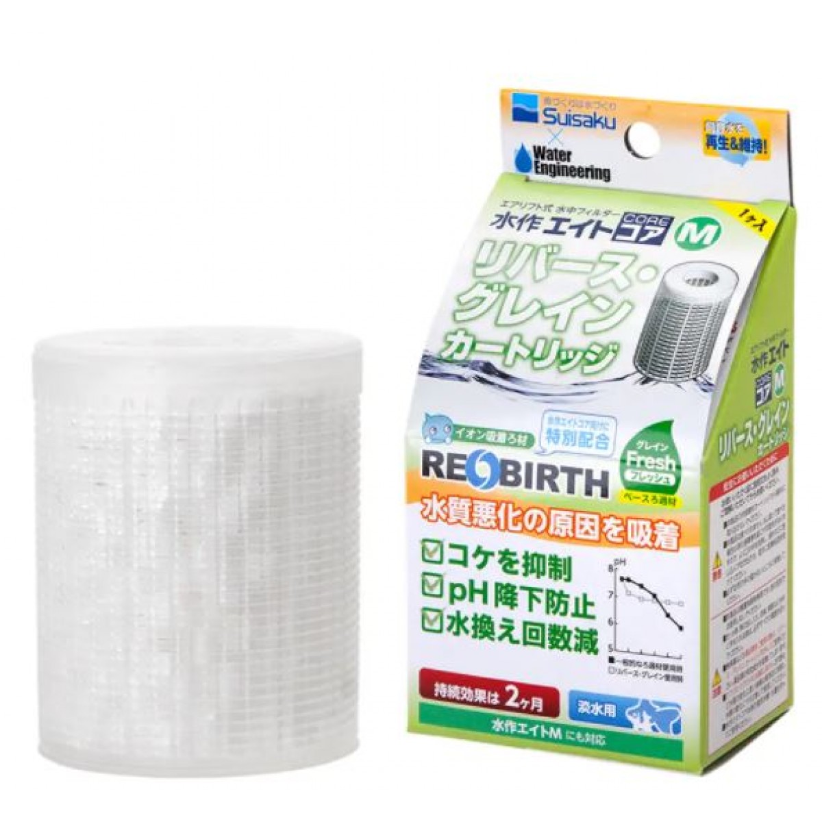 Suisaku 日本水作 CORE M 水妖精用替換淨水芯