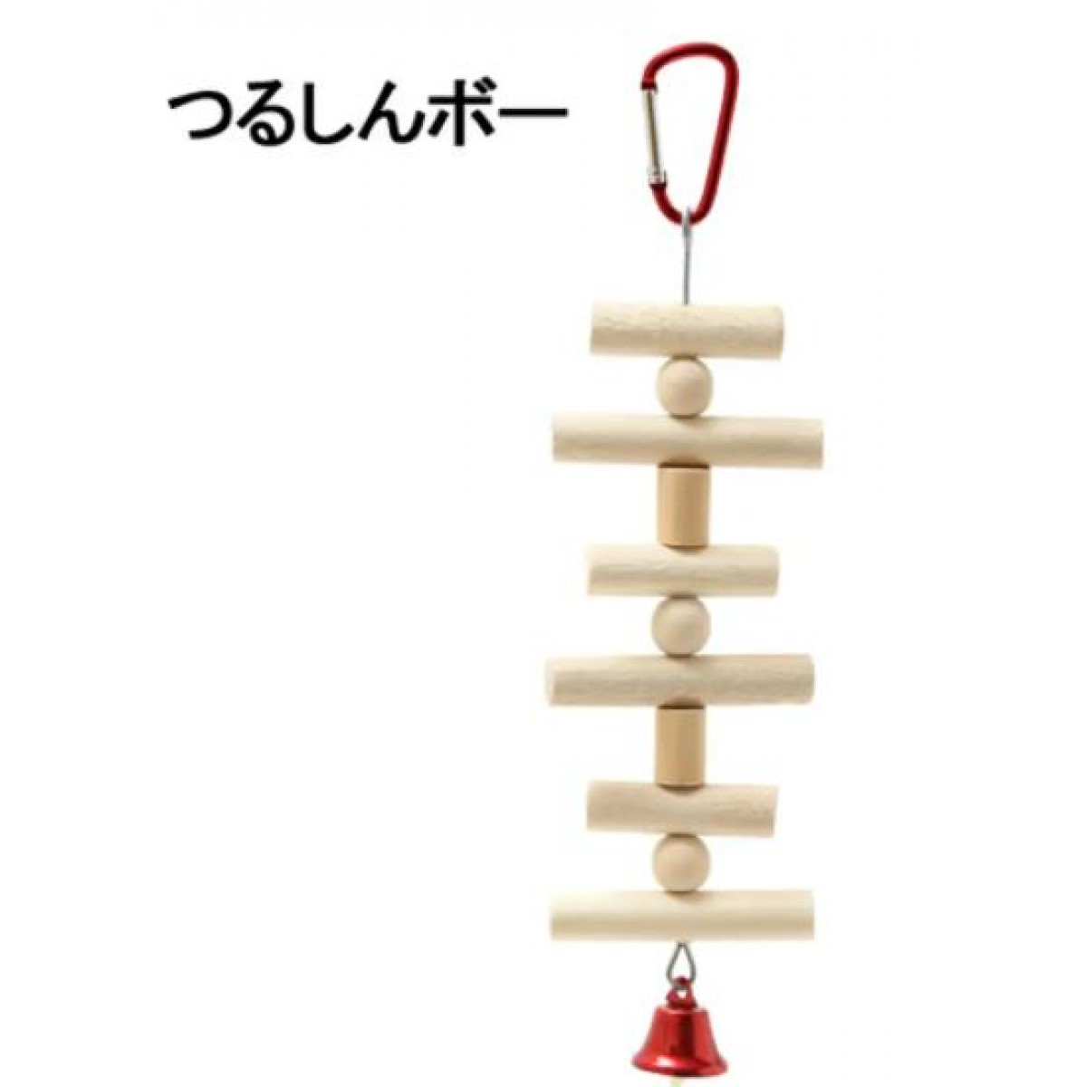[預購BIRD] Sudo 鳥玩具 6層木頭掛繩連響鈴