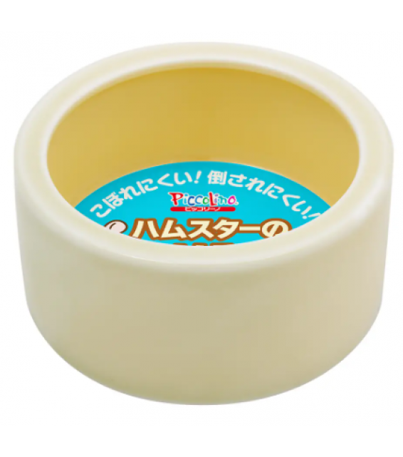 Sudo 鼠鼠陶器製黃色食物碗 M (防止溢出設計)