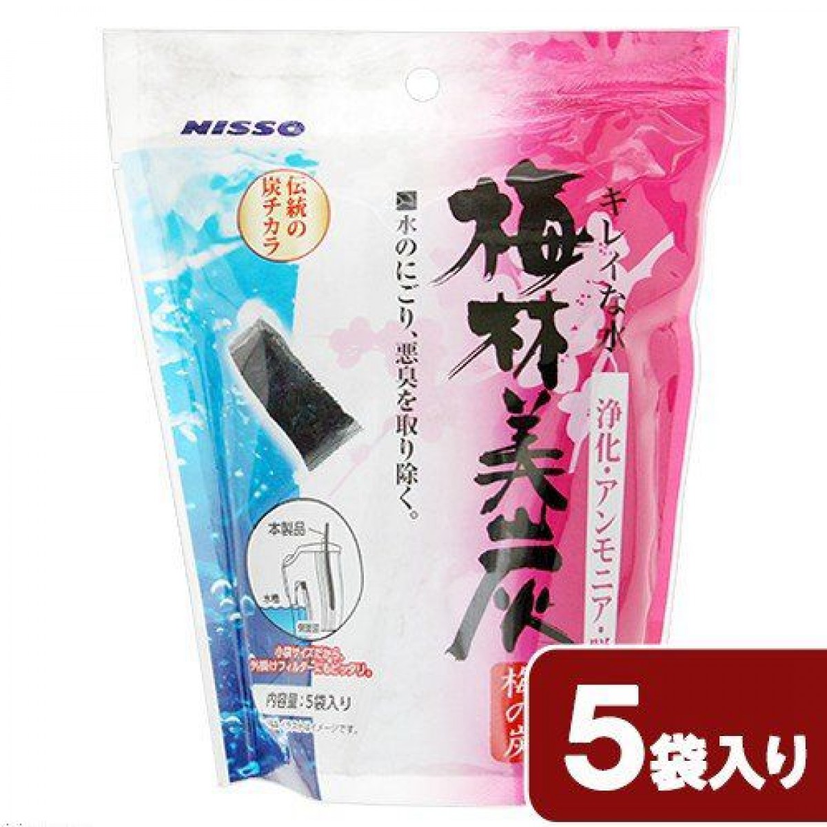 [預購AQUA] Nisso 水族用活性碳 梅林美炭 (5袋)