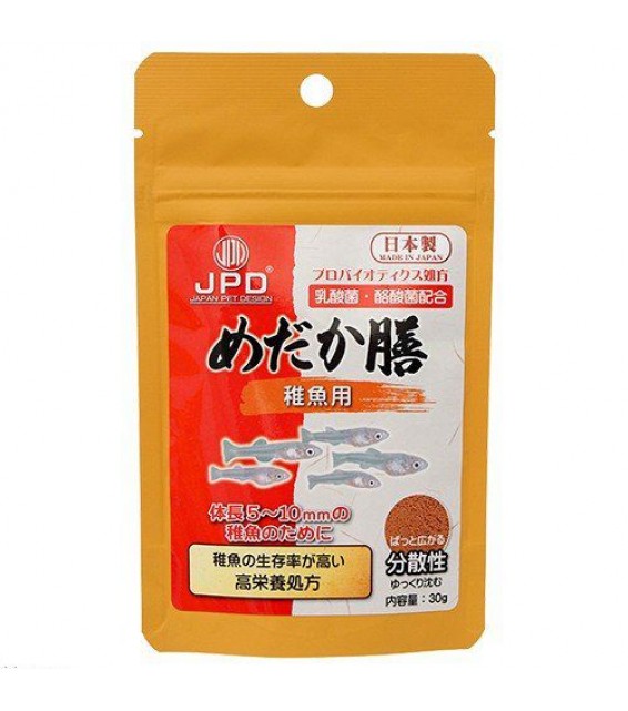 [預購AQUA] JPD 日動 稻田魚糧 稚魚糧 30g