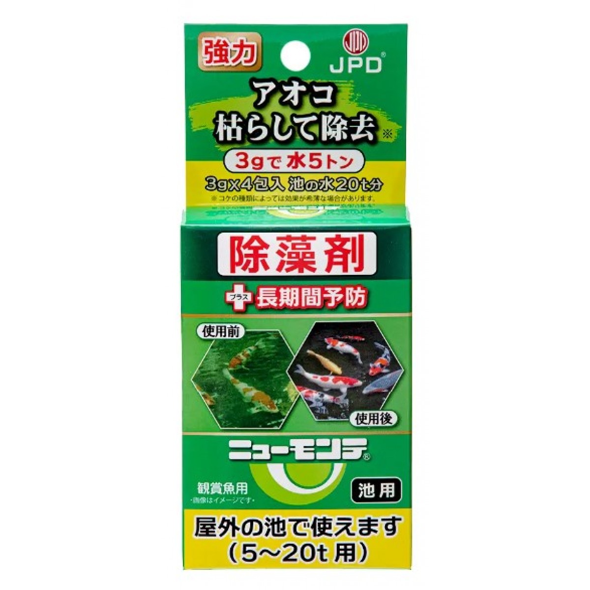 [預購AQUA] JPD 強力除藻劑 3g×4包
