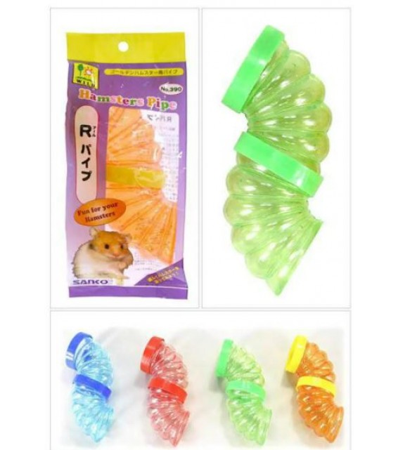 [預購PET] Sanko 倉鼠隧道玩具S形配件 顏色隨機