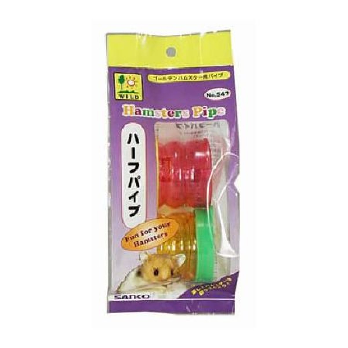 Sanko 倉鼠隧道 管道配件 2件 (顏色隨機)