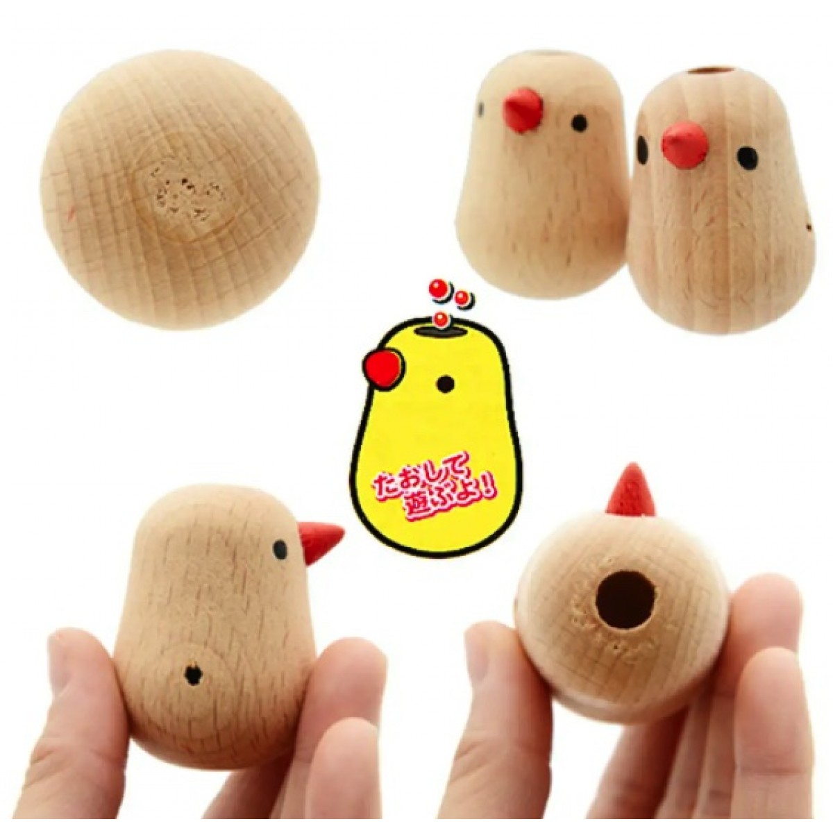 Sanko 雀鳥天然木玩具 (可藏零食)
