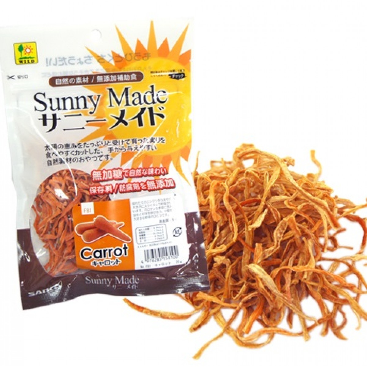 [預購PET] Sanko Sunny Made 天然有機胡蘿蔔絲 20g