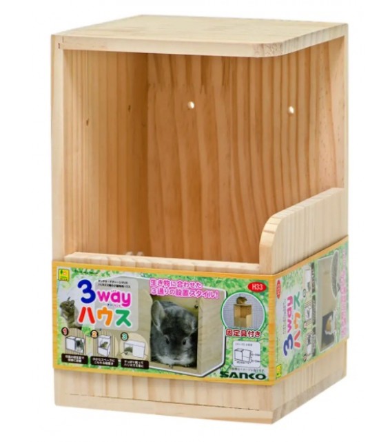 Sanko 刺蝟龍貓 三面用木屋