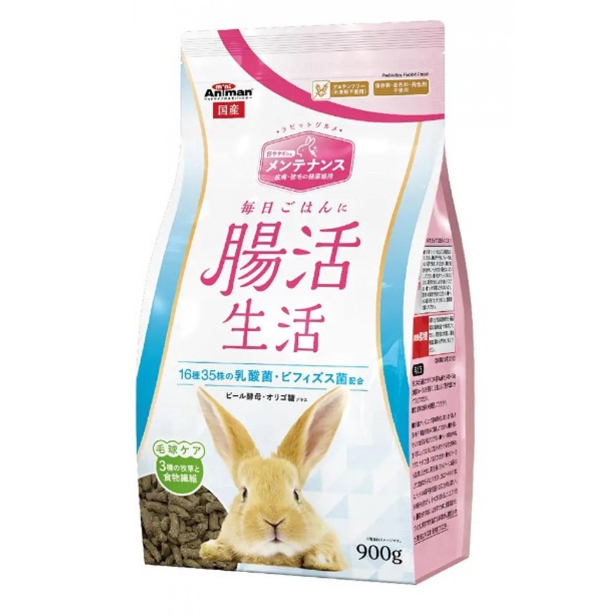 [預購PET] Animan 兔糧 腸活生活 900g