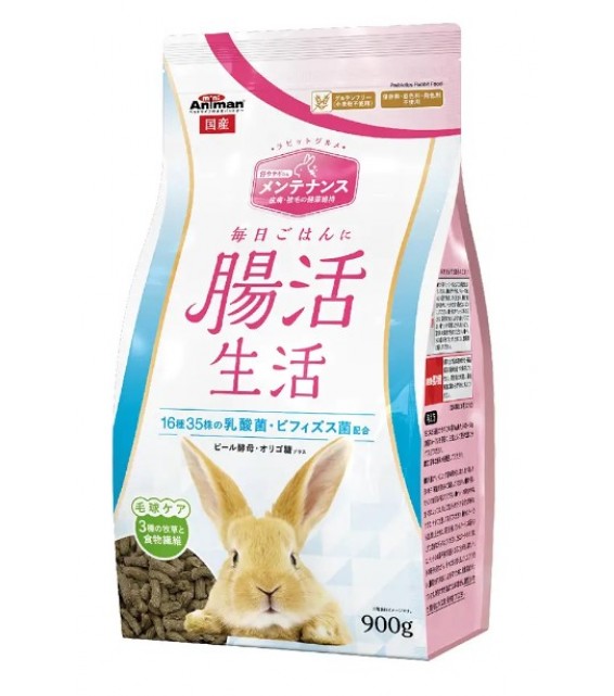 [預購PET] Animan 兔糧 腸活生活 900g