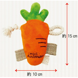 Animan 兔兔蔬菜天堂 迷你胡蘿蔔玩具 (寬10×深4×高15cm)