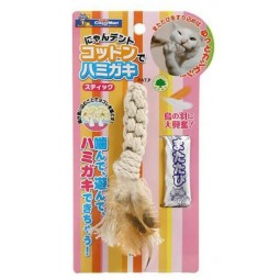 [預購CAT] Cattyman 潔齒貓玩具 (天然羽毛繩結) 單結
