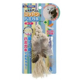 [預購CAT] Cattyman 潔齒貓玩具 (天然羽毛繩結) 雙結