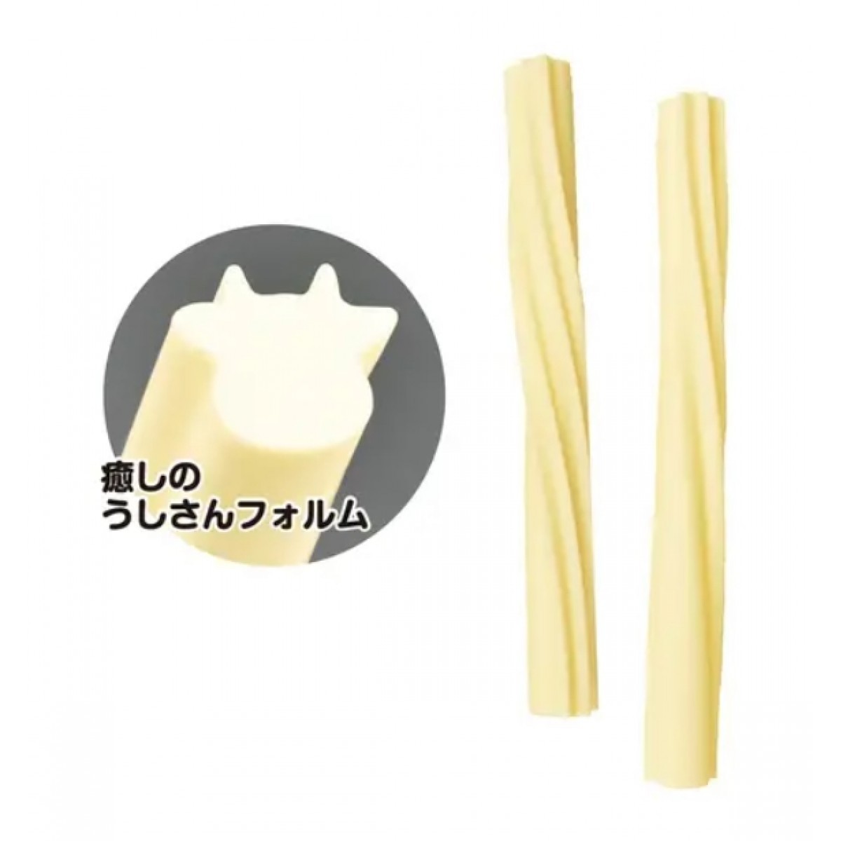 [預購] Doggyman 無添加良品 扭棒牛型啃咬玩具 牛奶味