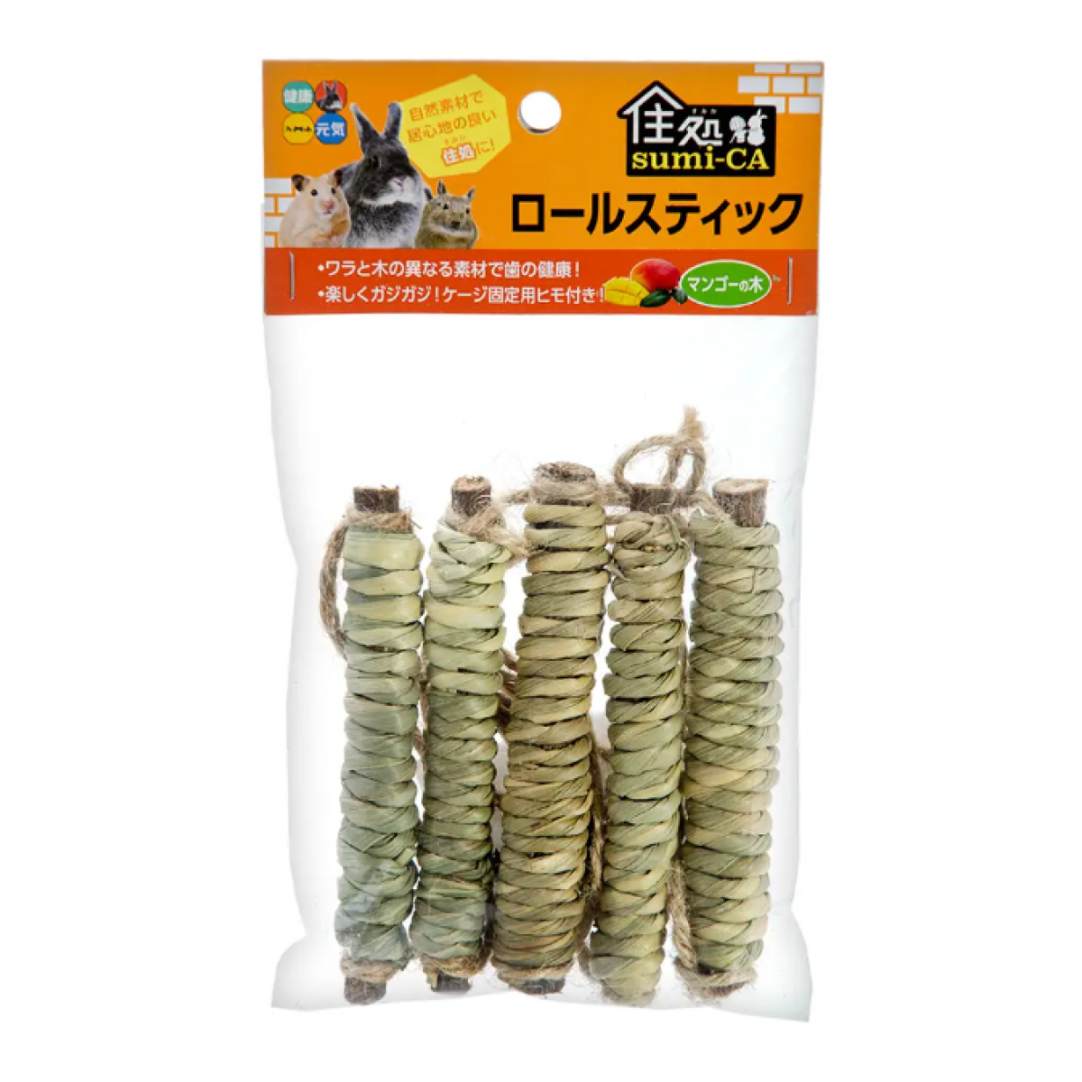 [預購PET] Hipet 芒果樹卷棒 5件 小動物磨牙玩具
