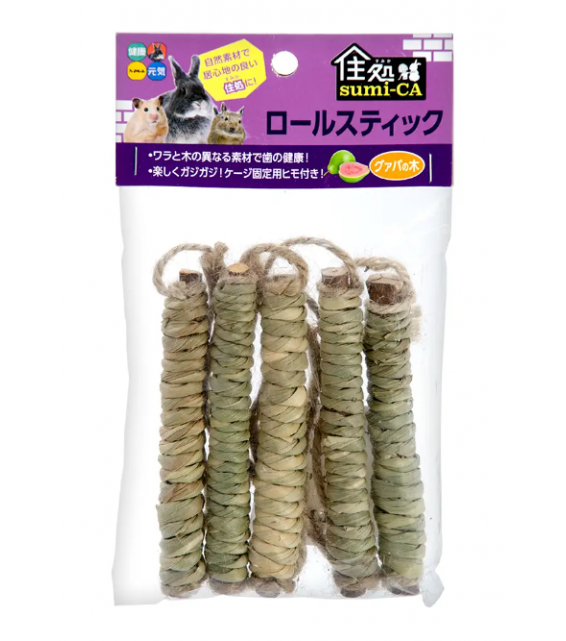 [預購PET] Hipet 番石榴樹卷棒 5件 小動物磨牙玩具