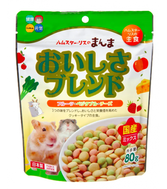 Hipet 芝士蔬菜混合蛋餅 80g 鼠鼠零食