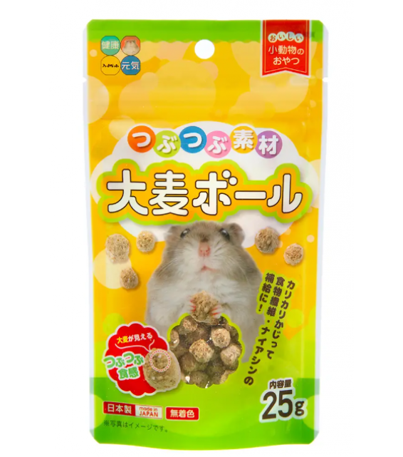 [預購PET] Hipet 大麥球零食25g 鼠鼠零食