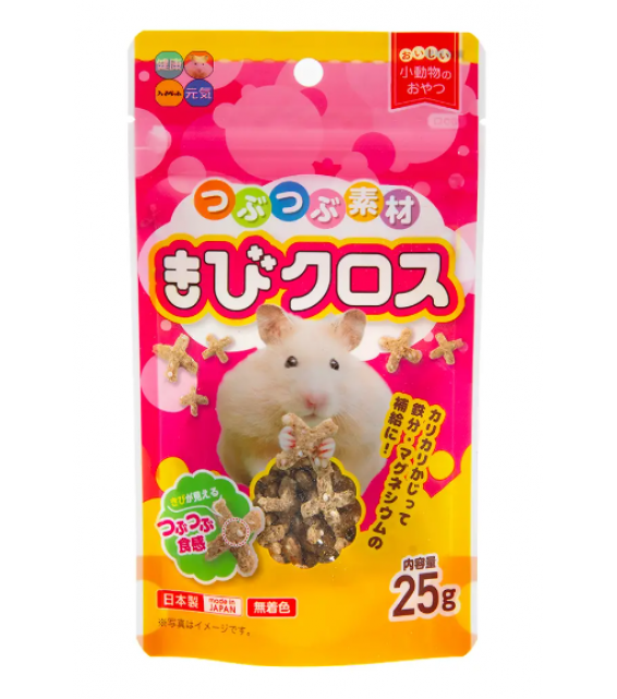 [預購PET] Hipet 鼠鼠零食 十字形小米粒點心 25g