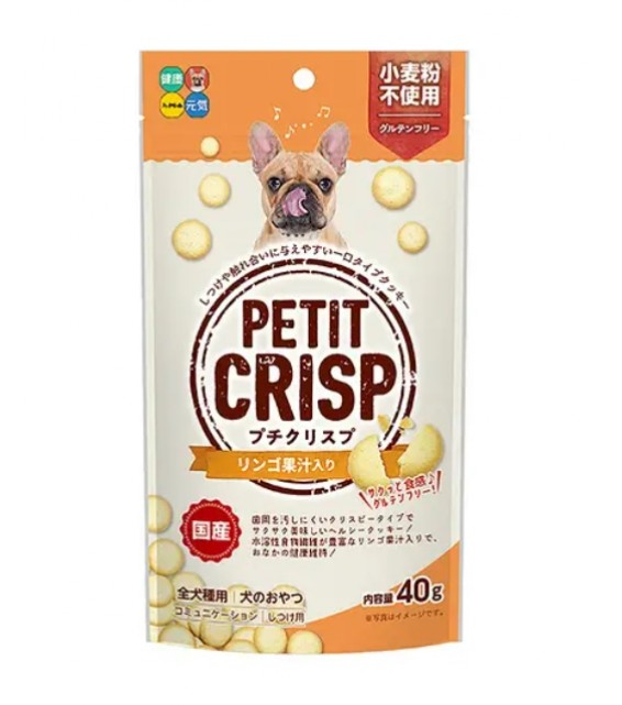 [預購] Hipet PETIT CRISP 狗小食 蘋果汁小脆餅 40g