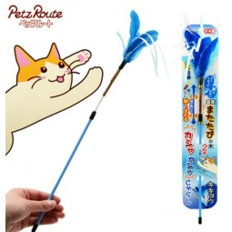 [預購] Petz-route 特長伸縮木天蓼逗貓棒 (藍色) 1個