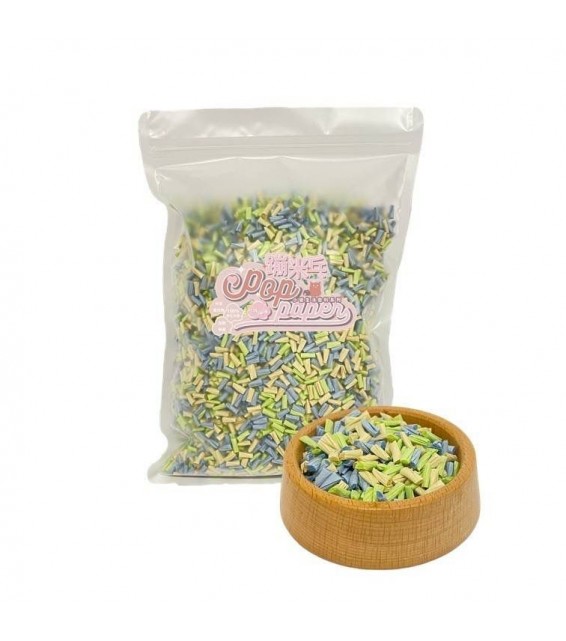 [預購] GUJI BONBON 咕嘰蹦蹦 混色紙粒 300g (青/黃/藍)