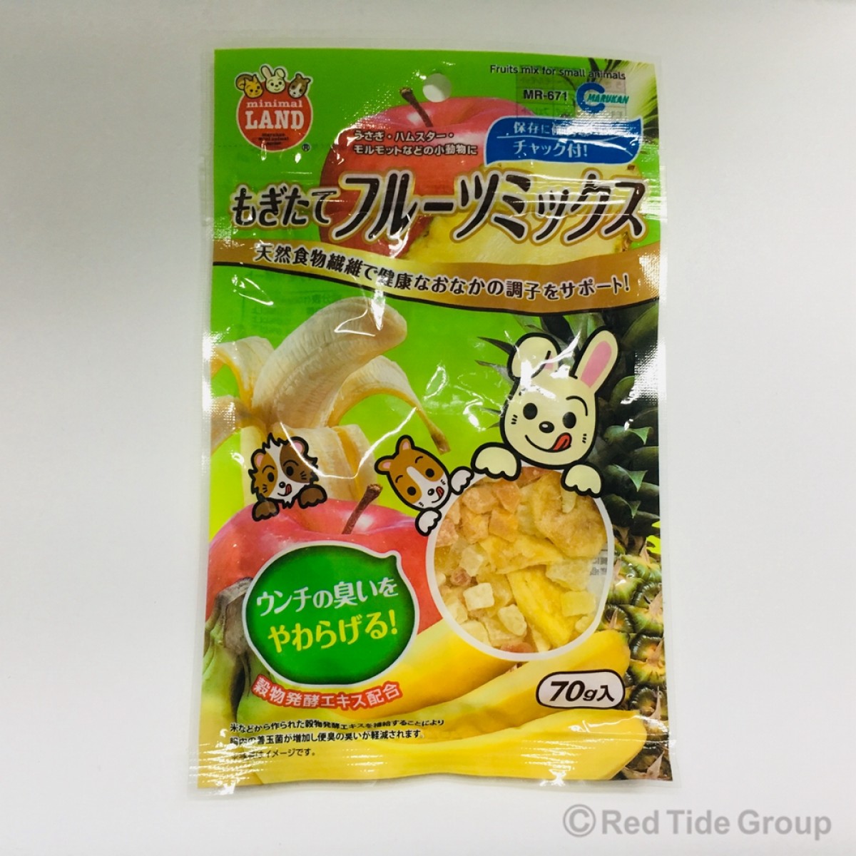 [預購PET] Marukan 小動物多種營養水果粒 70g