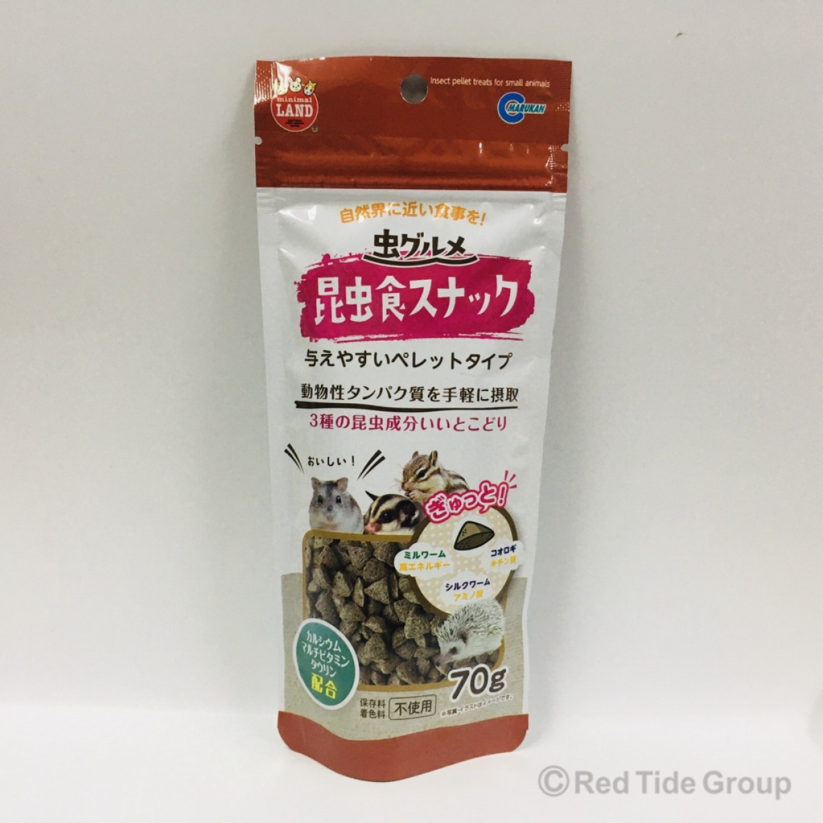 Marukan 小動物食用 混合蟲粉粒 70g