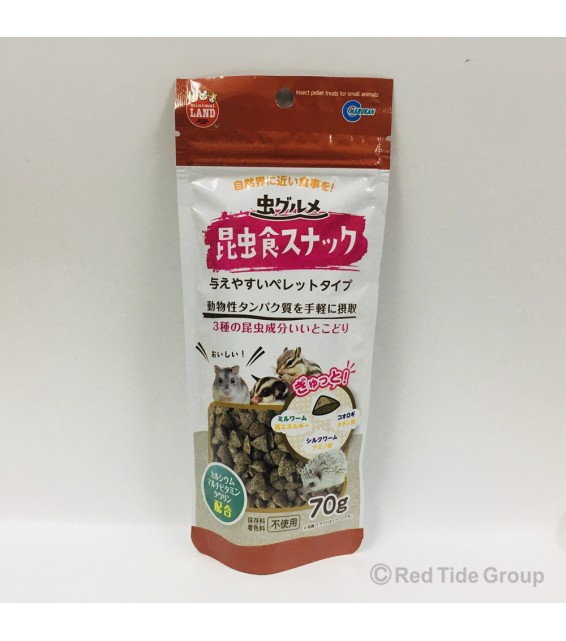 Marukan 小動物食用 混合蟲粉粒 70g