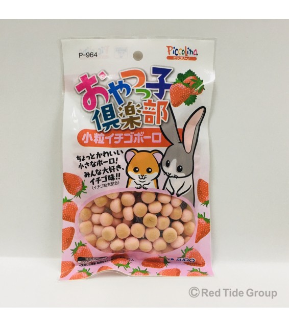 Sudo 小動物零食 草莓味小饅頭 34g 倉鼠兔兔零食