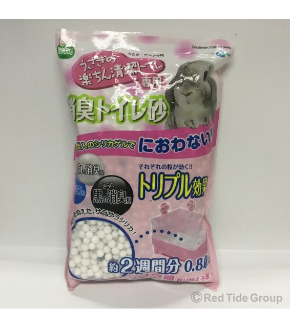 [預購PET] Marukan 兔子清潔除臭廁所砂 0.8 L