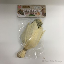 Marukan 編織玉米形玩具M 天然素材