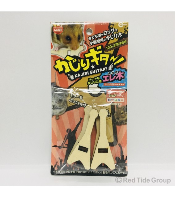 Marukan 電吉他形倉鼠磨牙木(4個)