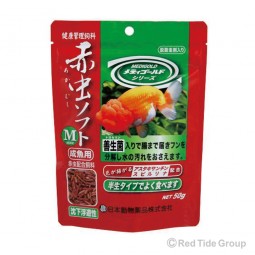 [預購AQUA] JPD 日動 半生紅蟲軟條 50g